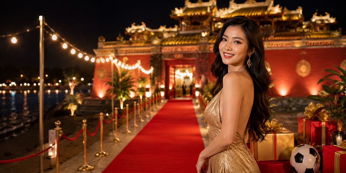 Người hâm mộ bóng đá tại Huế xem trận đấu và đặt cược thể thao trên bãi biển